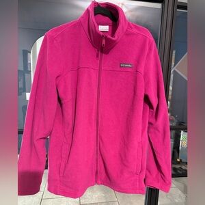 Columbia Bright Pink Fleece Jacket